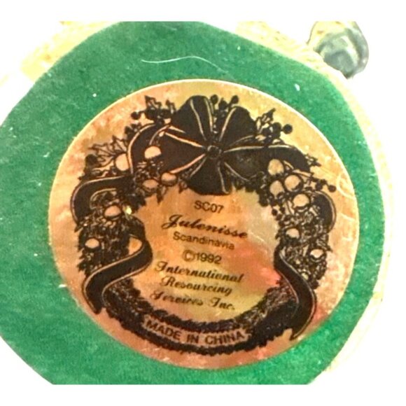 Vintage 1992 Julenisse Scandinavian Santa Figurine With Lantern & Toy Bag - Picture 6 of 7